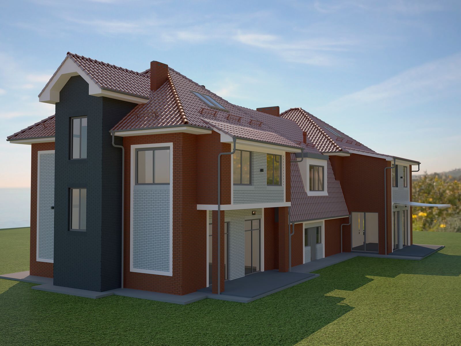 Оформление фасада частных домов