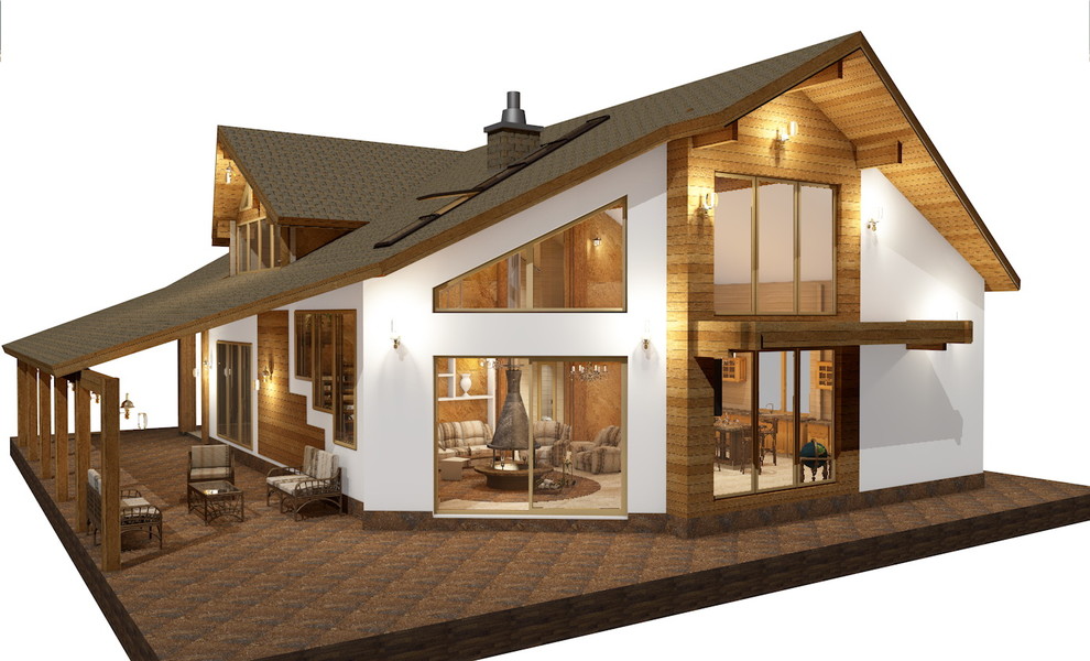 Обложка проекта: Дом в Самарской луке