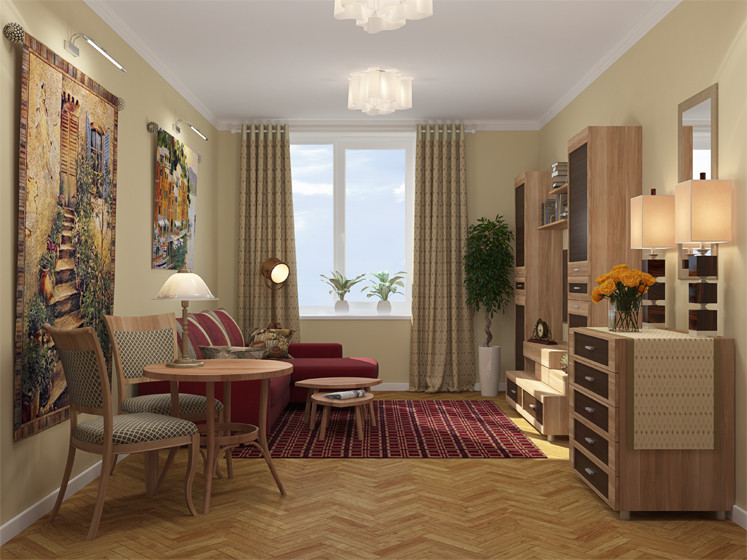 Комната с гобеленами