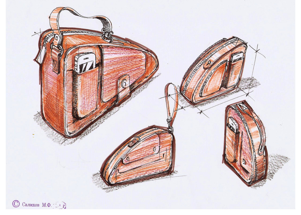 Обложка проекта: мужской клатч