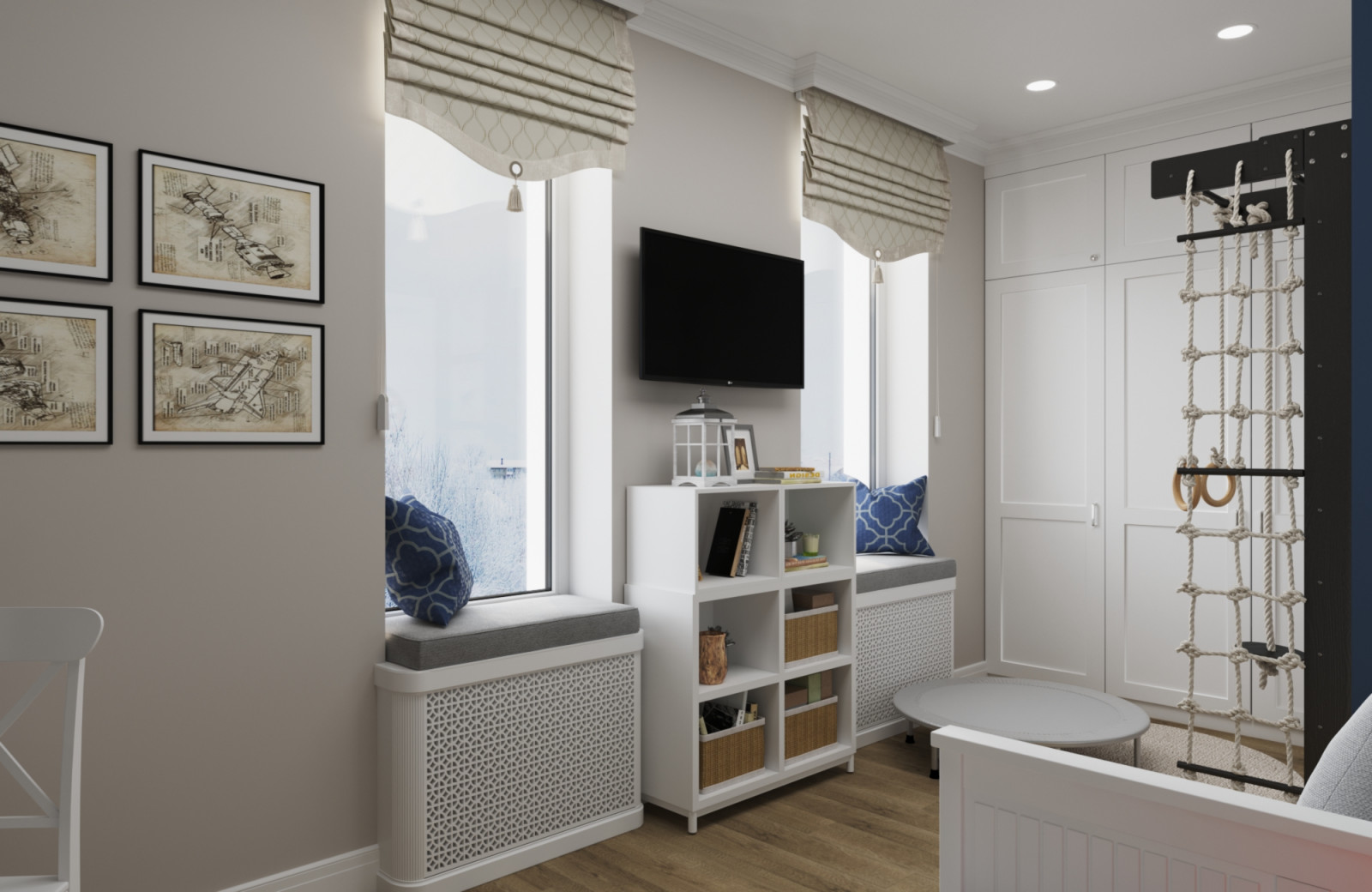 Неоклассика в таунхаусе