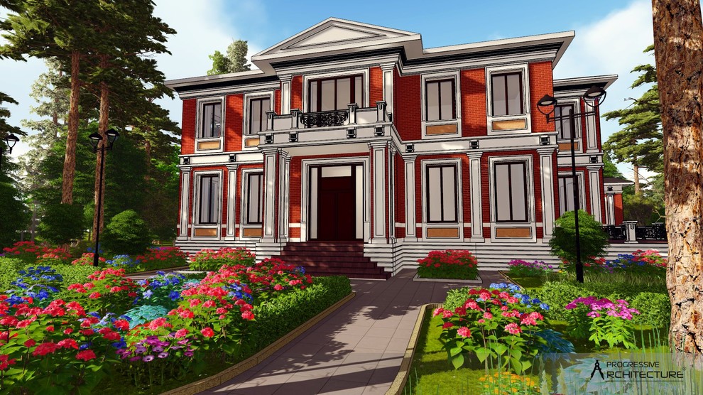 Загородный дом в классическом стиле