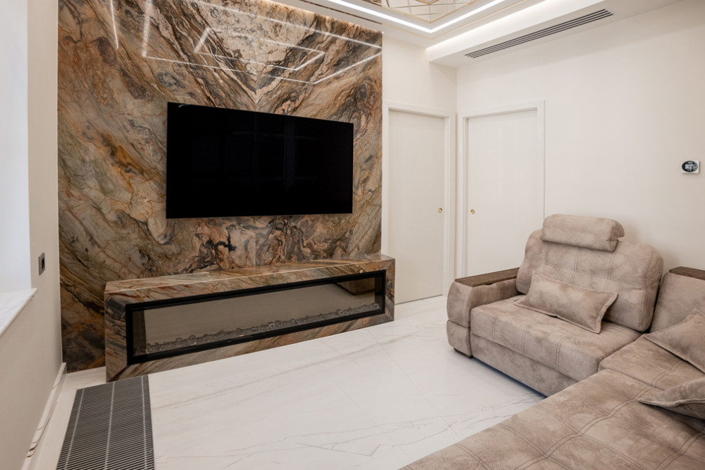 Ремонт квартиры в ЖК "Рассказово", 68 кв.м. в стиле ар-деко