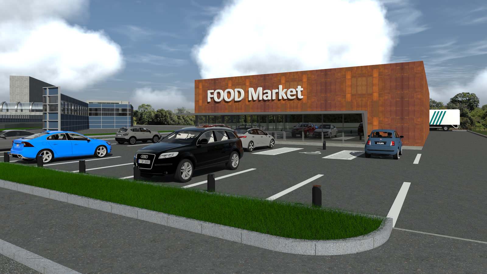 Эскизный проект торгового центра в г.Жуковский