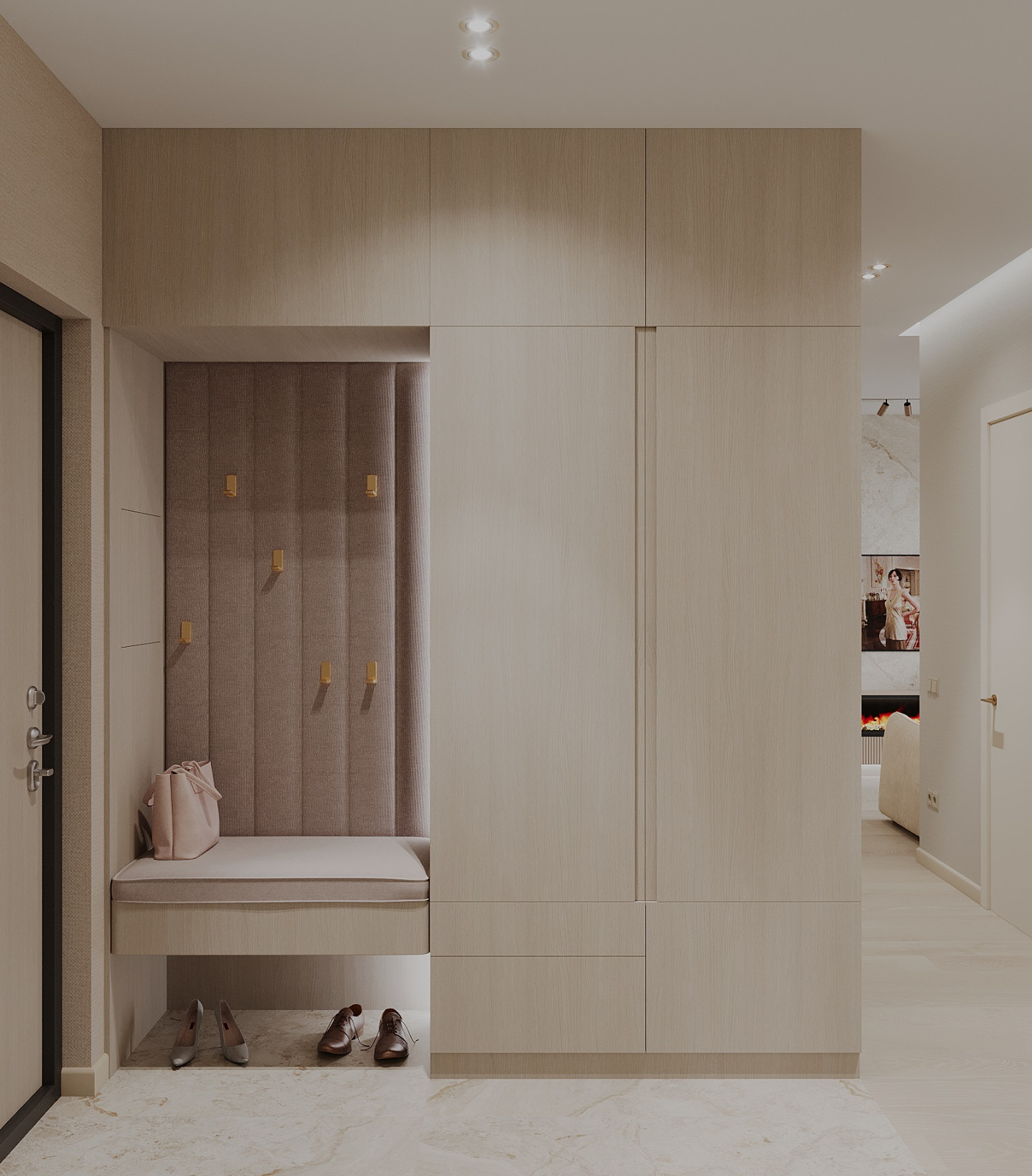 Интерьер 4-ёх комнатной квартиры_ "VANILLA LATTE"