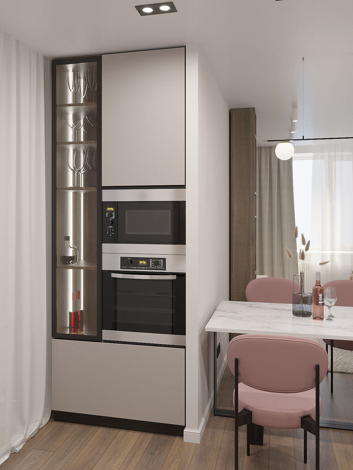 Кухня-гостинная