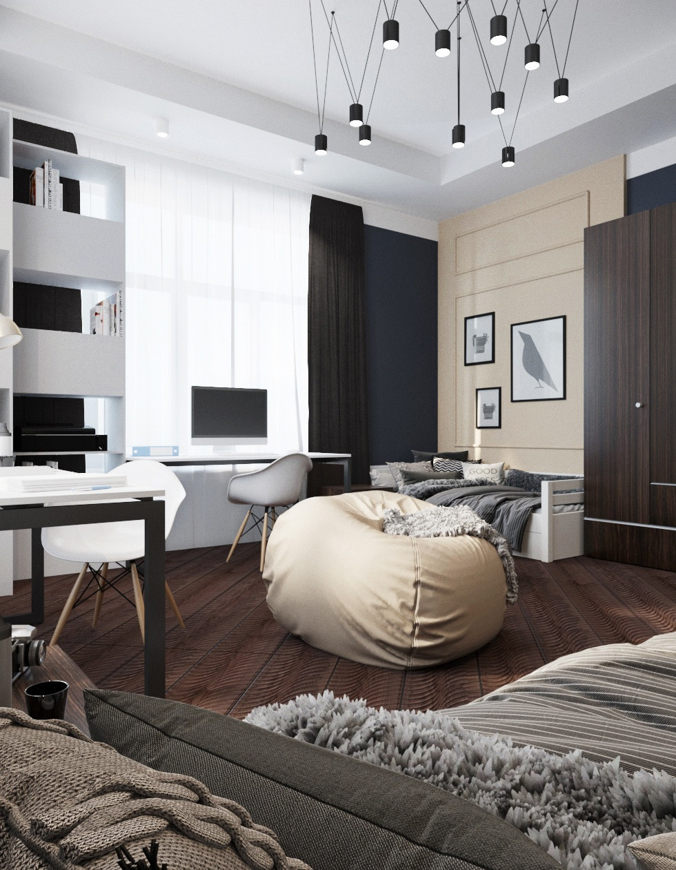 Детская комната для двух близнецов