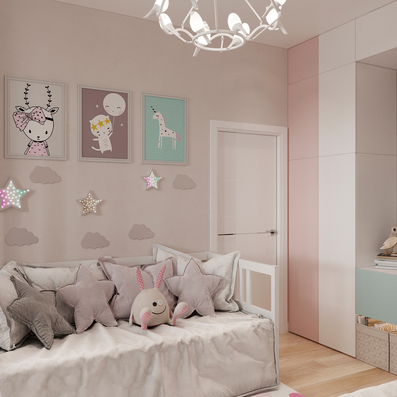 Дизайн-проект квартиры общей площадью - 86 м.кв. в г. Химки, ЖК "Маяк"