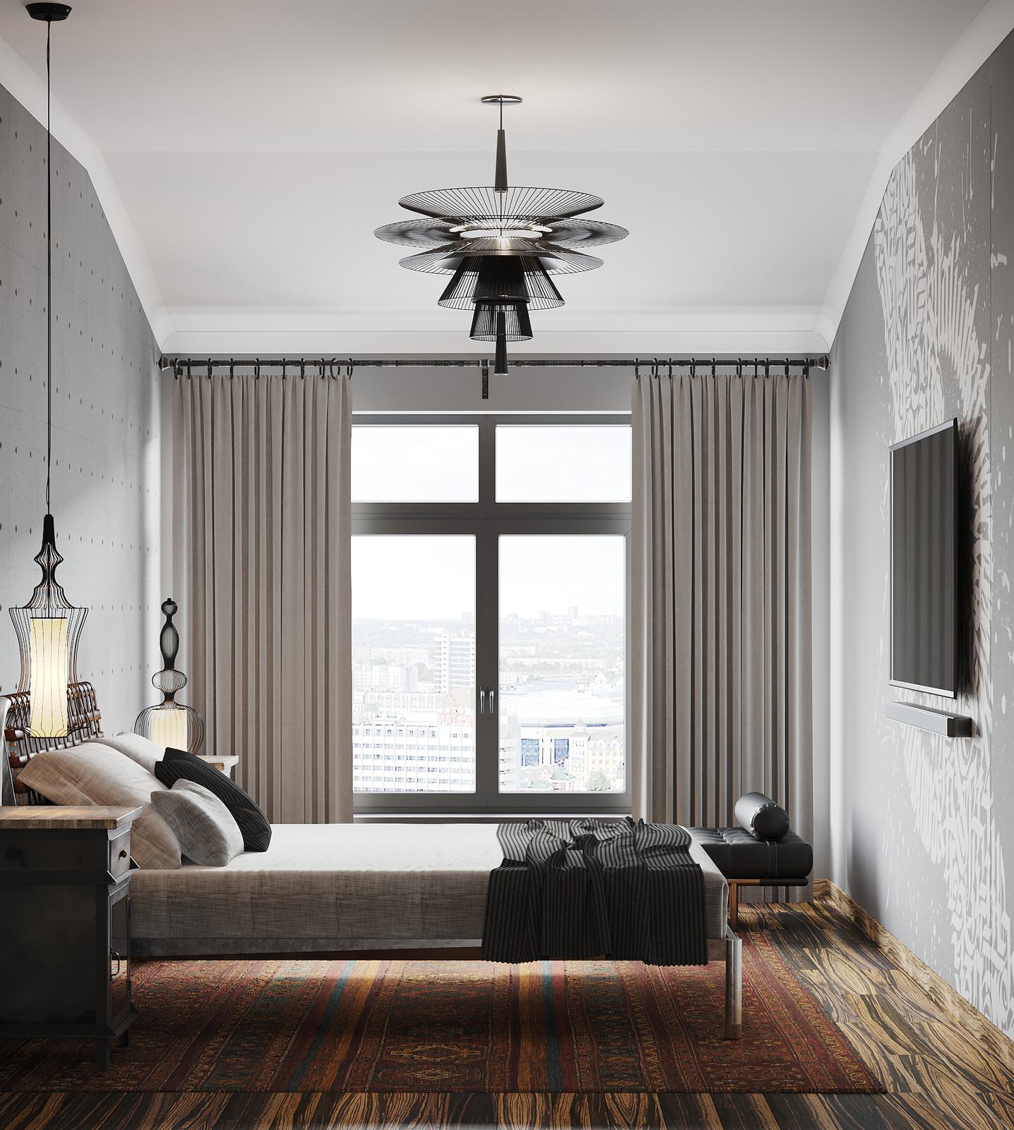 Спальня для молодого мужчины