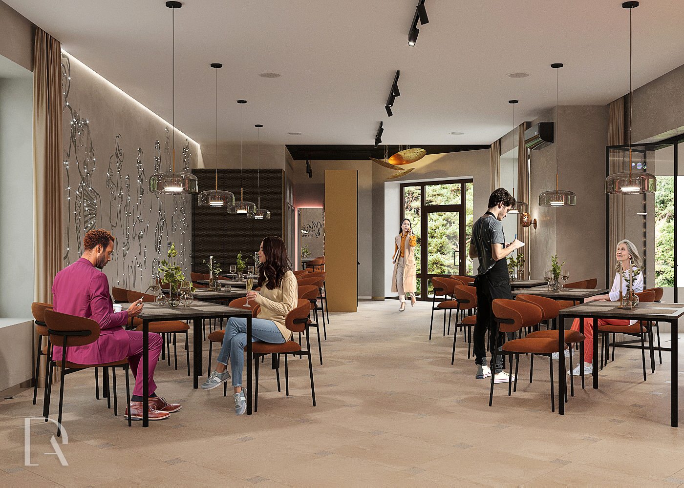 Основной зал 87,8 м2