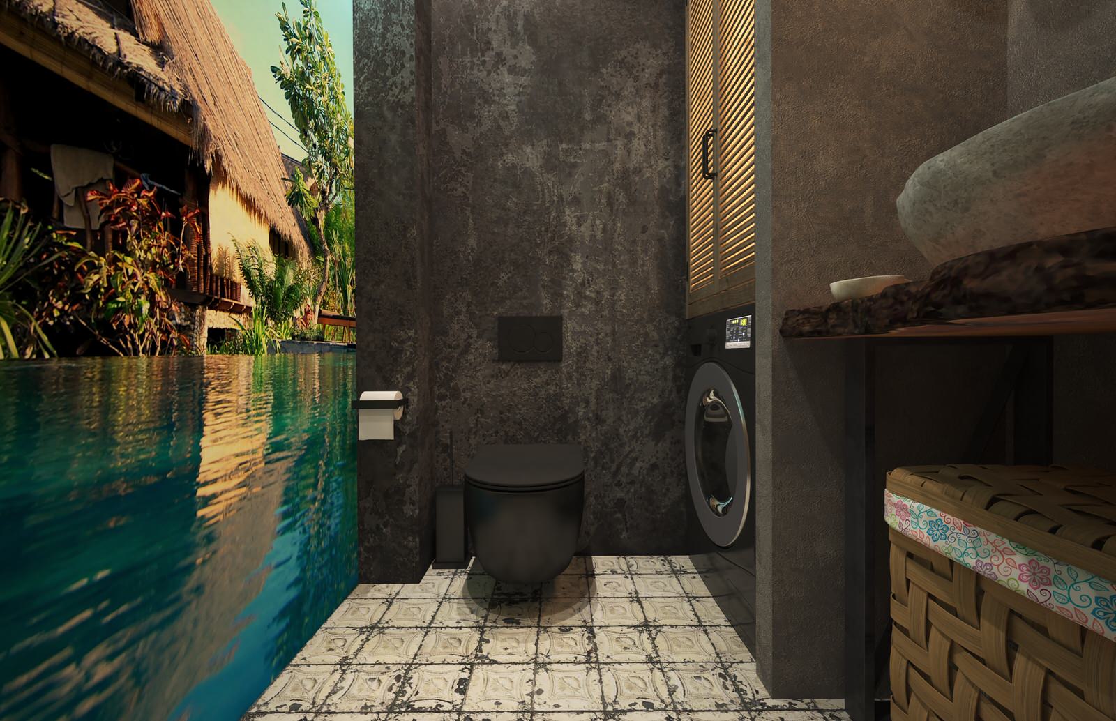 Двухкомнатная квартира. 64 кв.м. в стиле Бохо