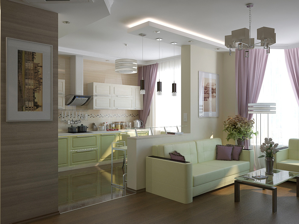 Визуализация реализованного проекта 89 м2 "Аметист"