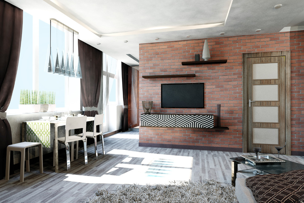 Обложка проекта: Двухуровневая квартира за городом