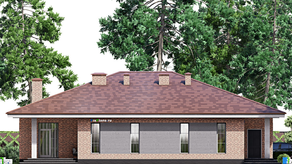 Проект одноэтажного дома 19х15м S203м2 F-15236