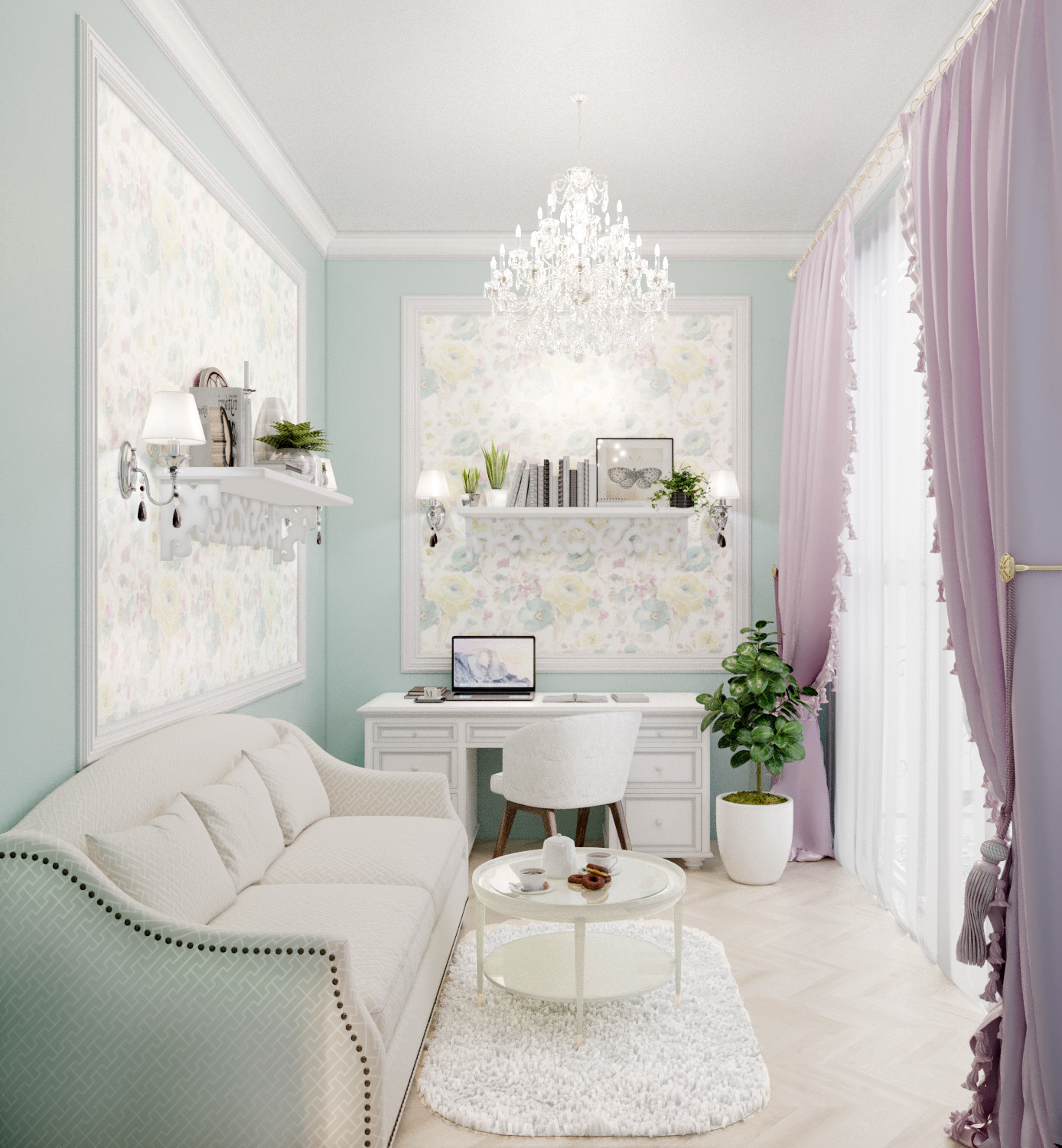 Interior Design in provice style