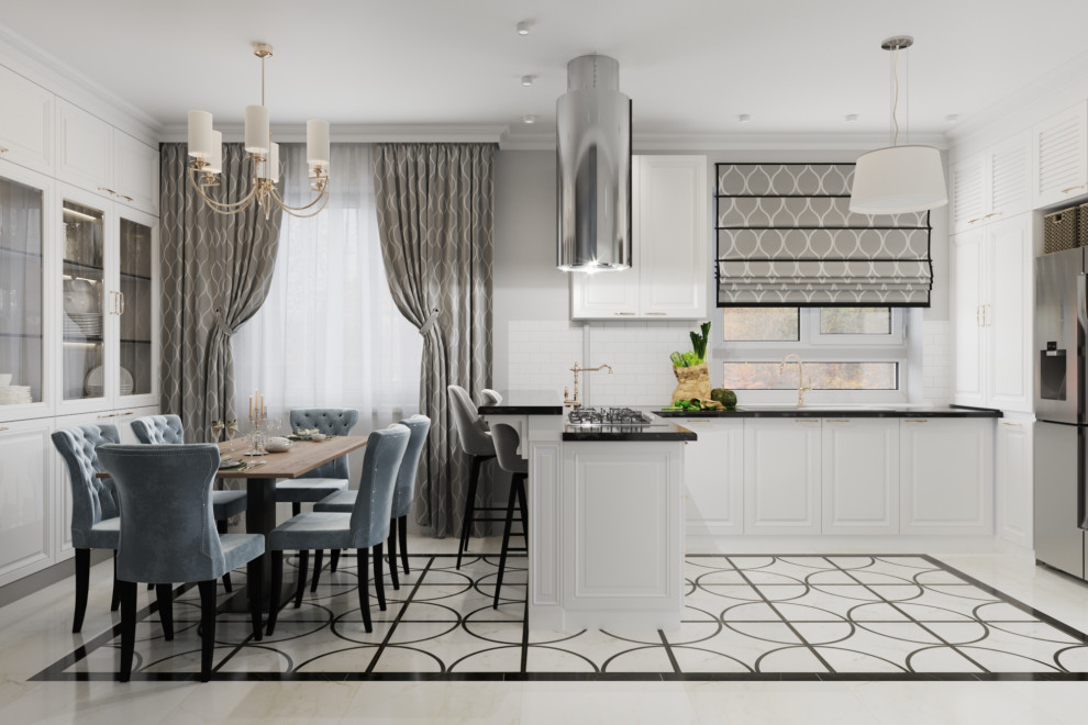 Необычная классика в частном доме