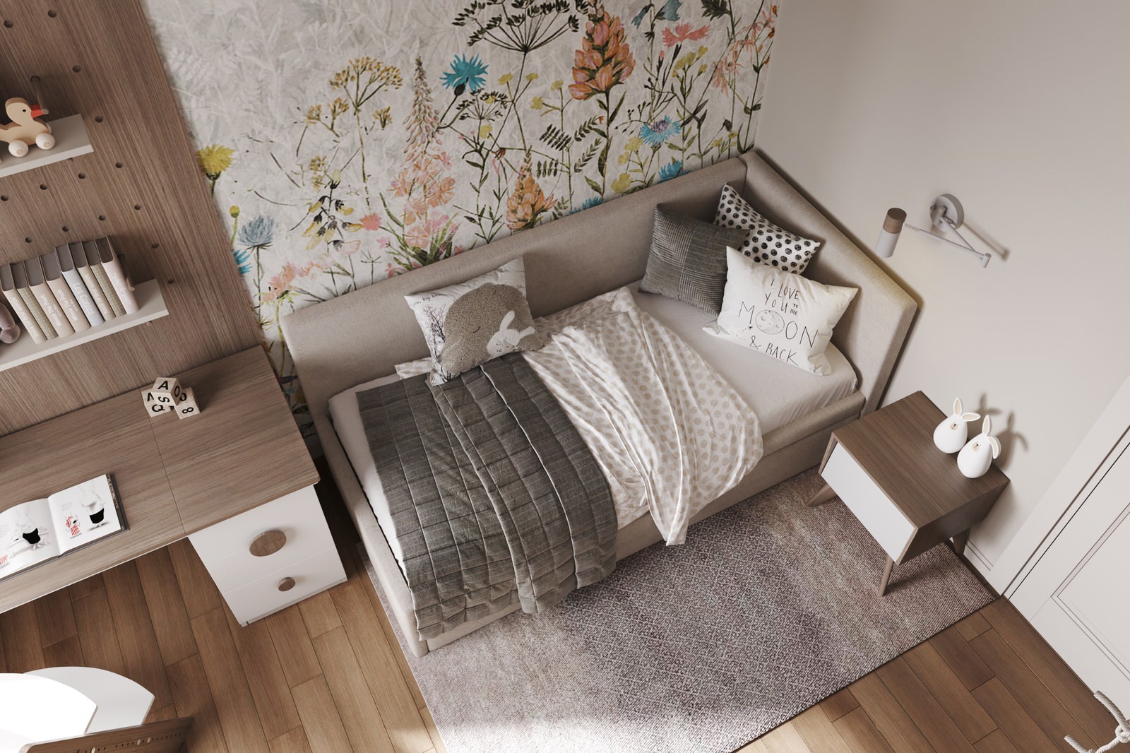 Дизайн детской спальни для девочки