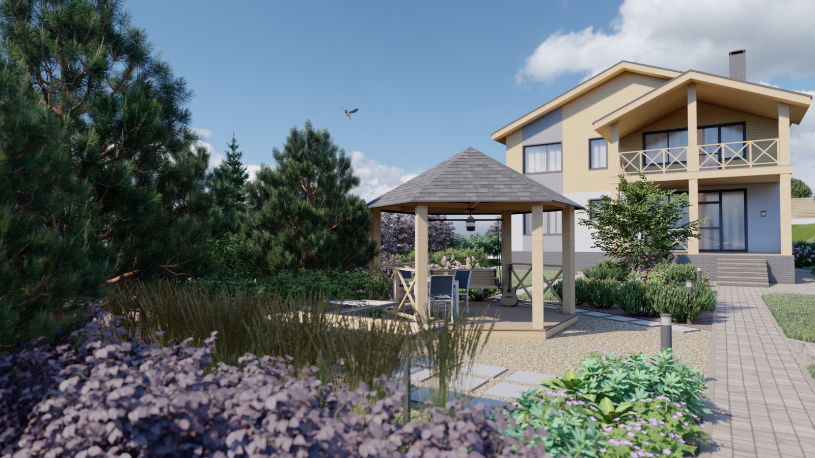 Обложка проекта: Лиловый холм