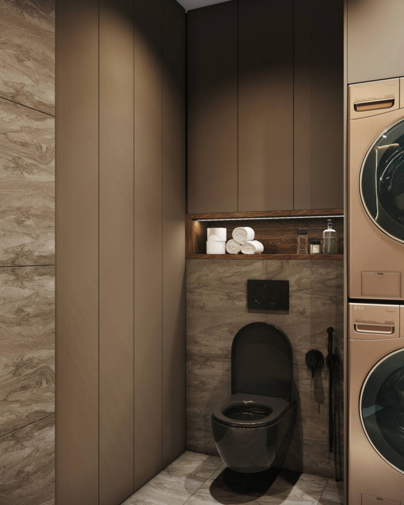 г. Санкт-Петербург, квартира 98 м2. Темно-золотой интерьер квартиры