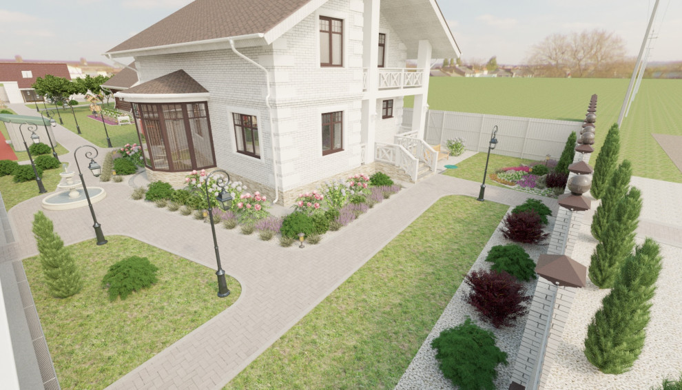 Ландшафт загородного дома