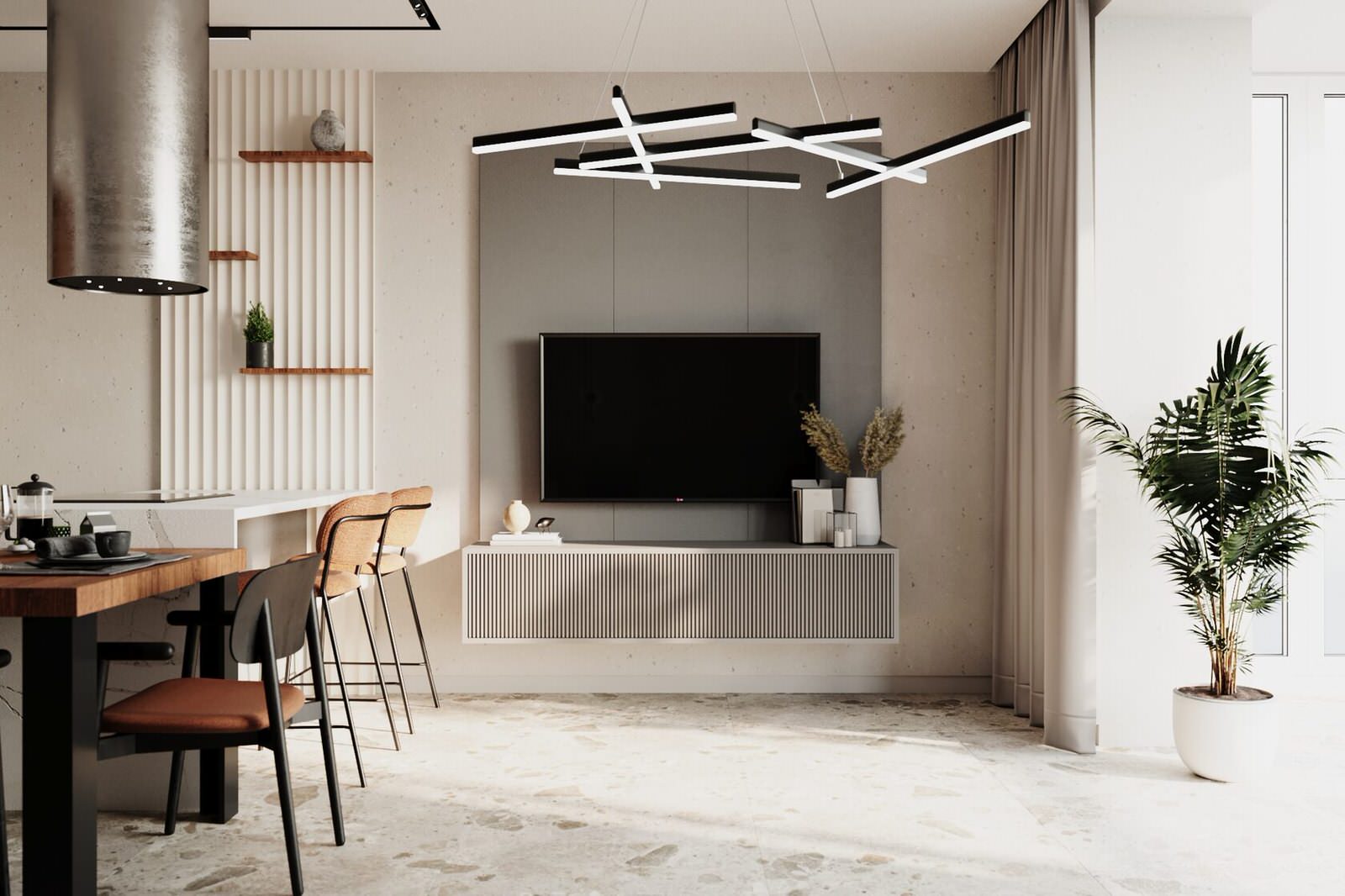 Кухня-гостиная