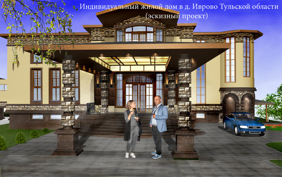 Индивидуальный жилой дом в д.Иврово Ленинского района Тульской области