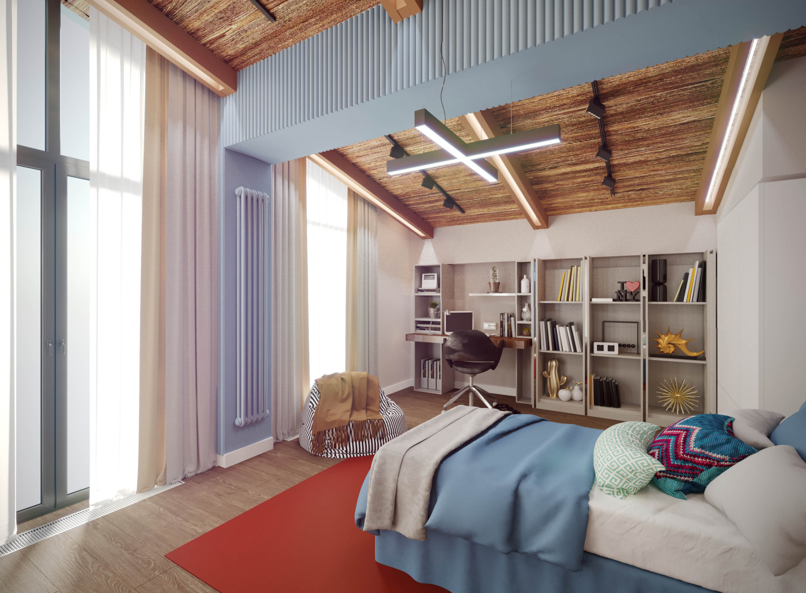 Детская  комната  для  мальчиков