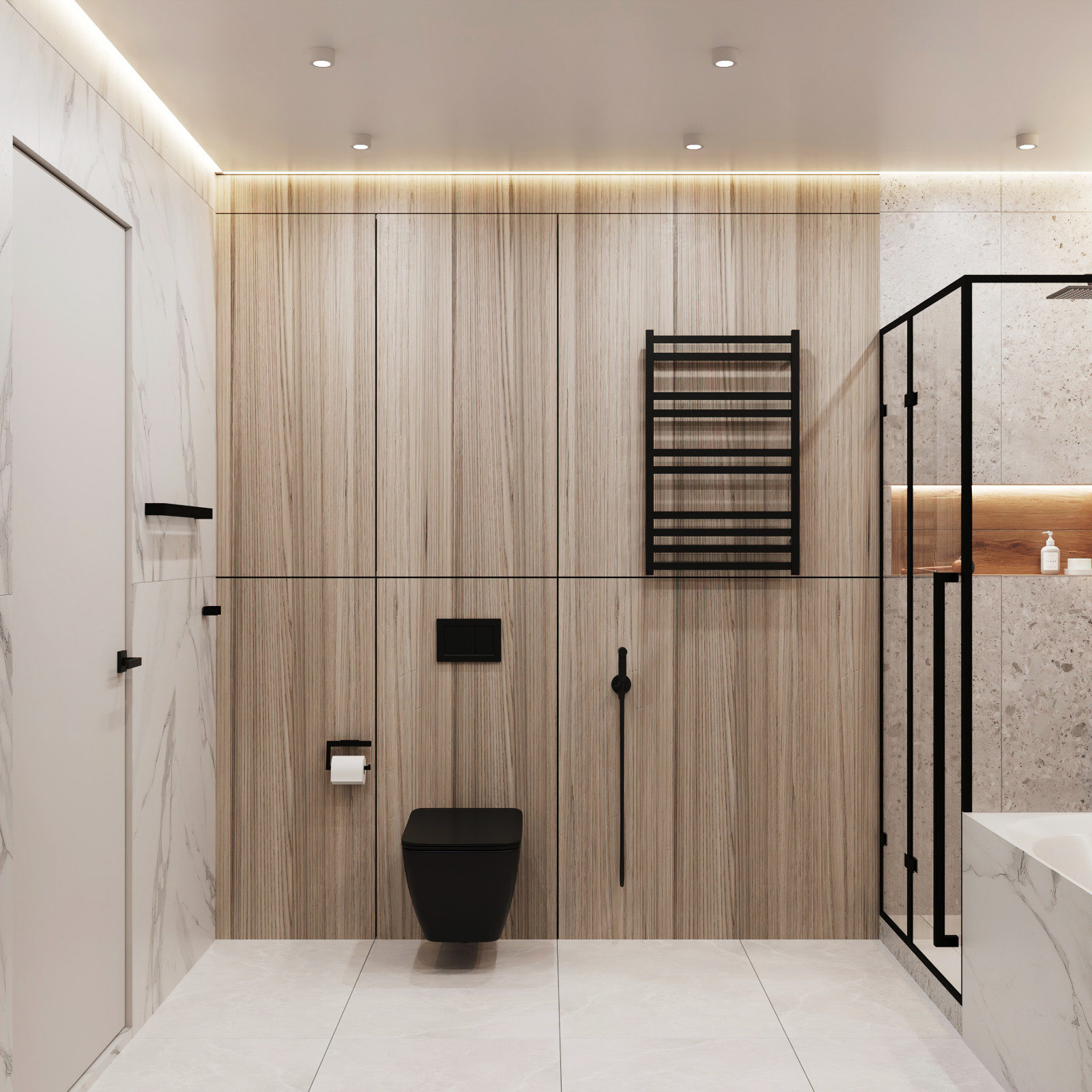 Современная классика в проекте в ЖК Береговой