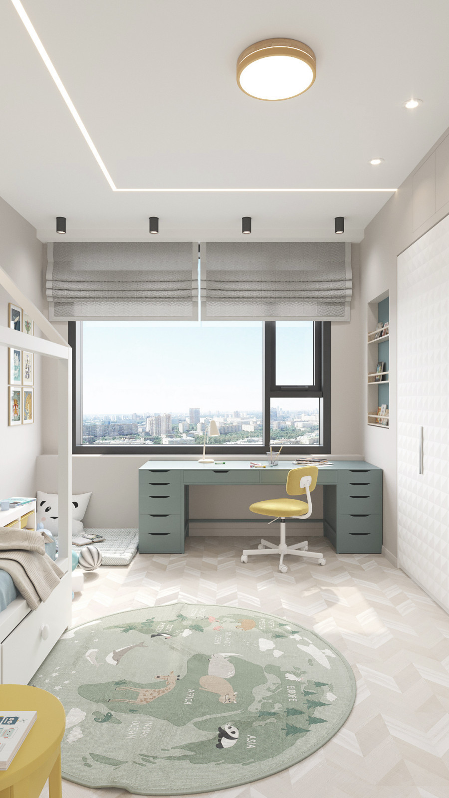 Письменный стол у окна