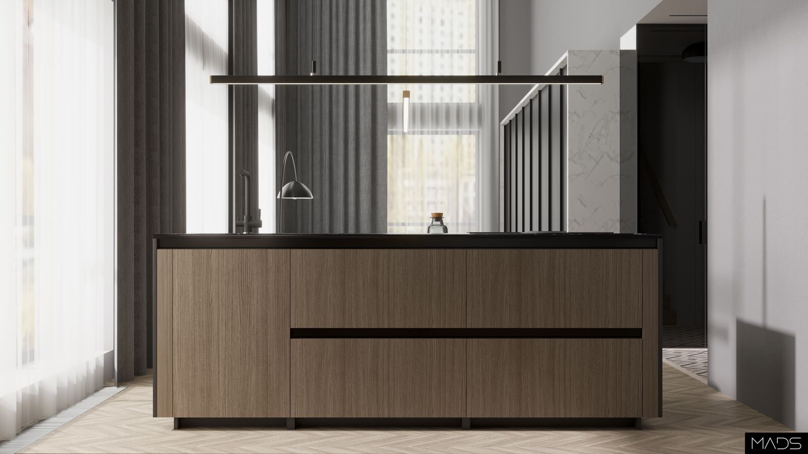 Обложка проекта: Дизайн-проект квартиры, 190 м2