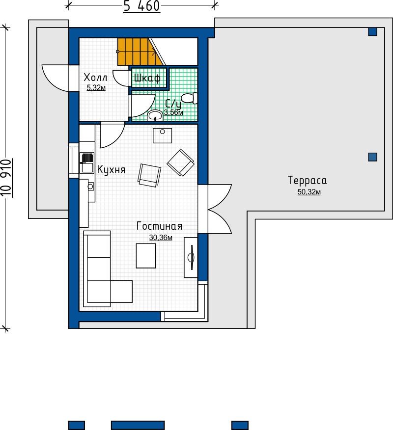Проект дома в Калининграде № 32