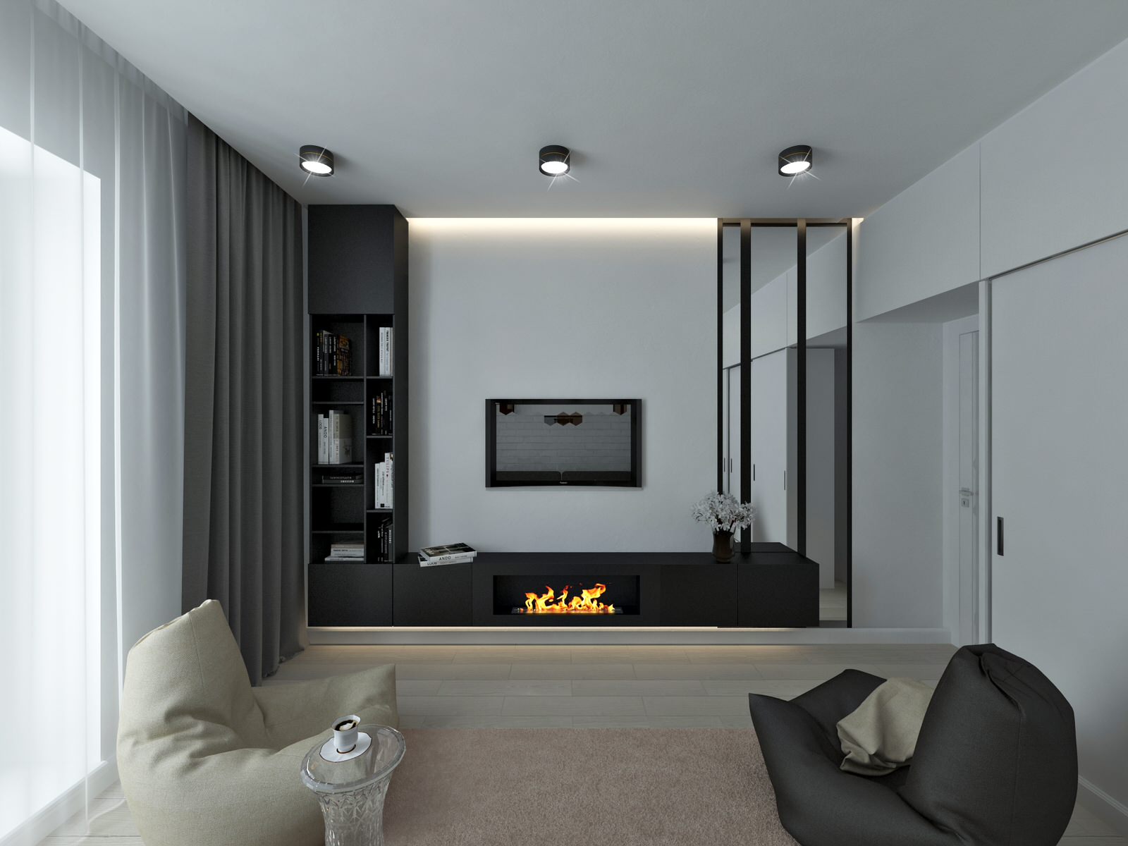 Минималистичная квартира в Подмосковье, г. Видное.