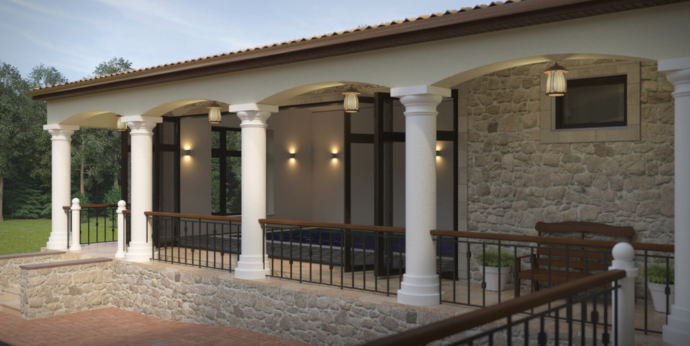 Обложка проекта: Вилла в средиземноморском стиле