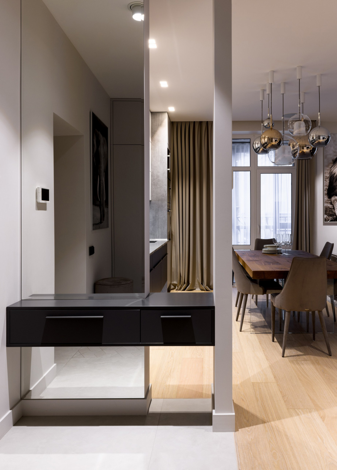 Частный интерьер в ЖK Бульварный, 2021 г