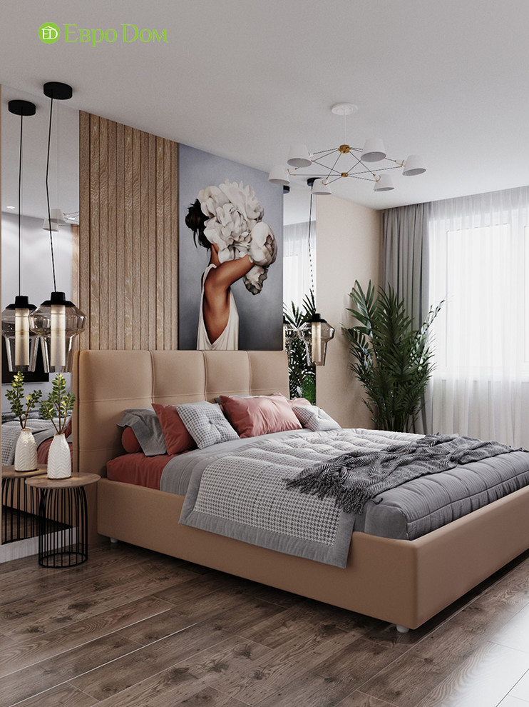 Дизайн интерьера 2-комнатной квартиры 63 кв. м в современном стиле