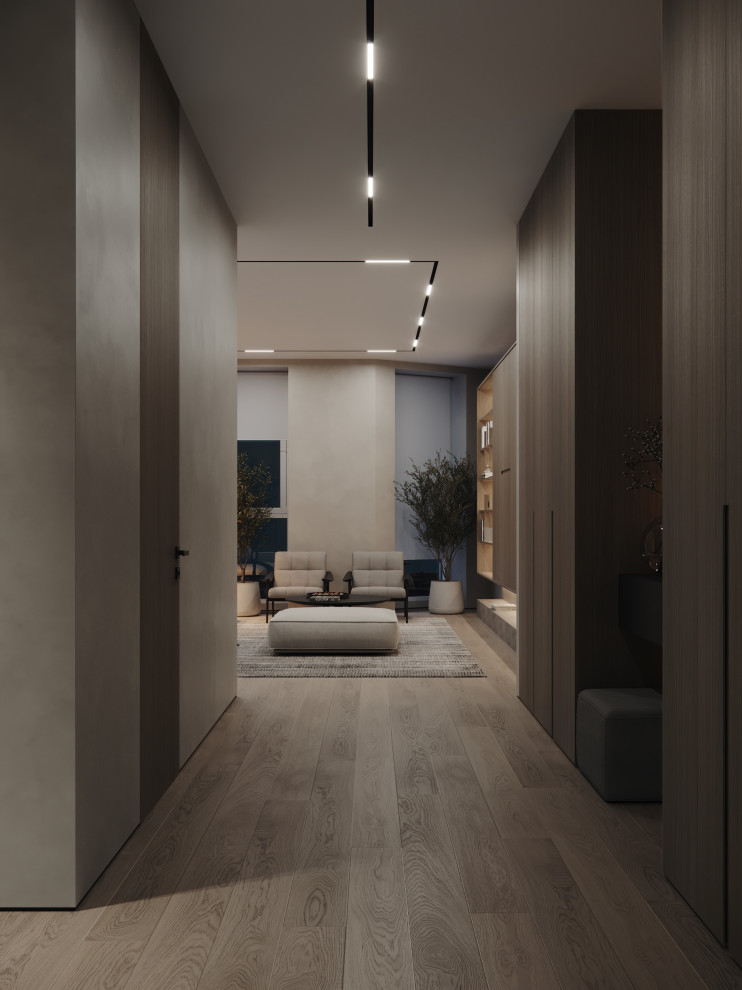 Квартира 144,8 m в стиле современный минимализм