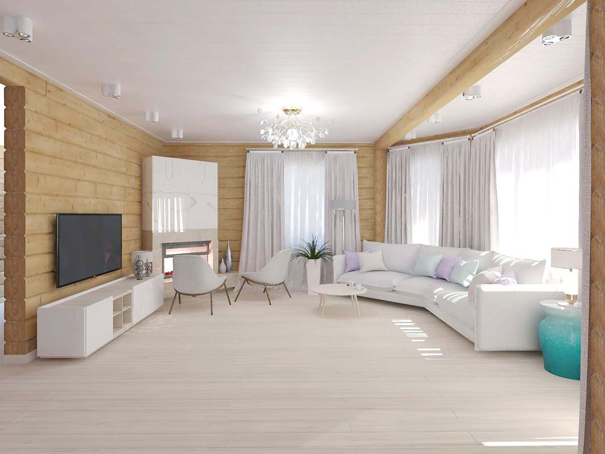 Дом из клееного бруса