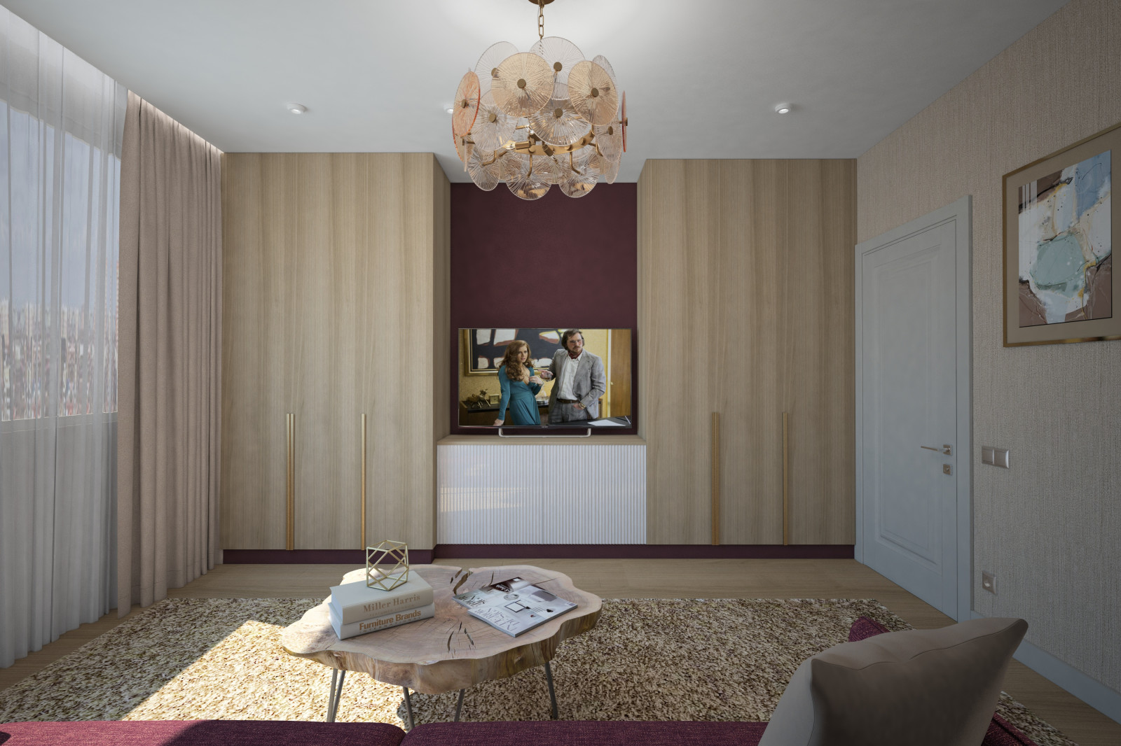 Обложка проекта: Квартира для молодоженов. Комната для гостей В-2.