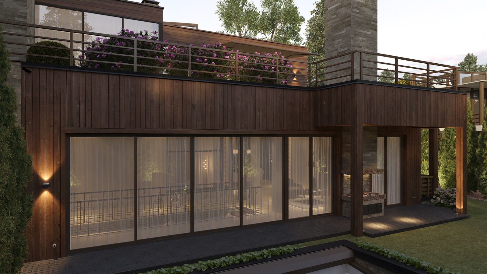 Загородный дом в современном стиле