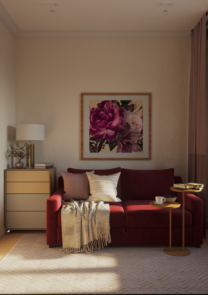 Обложка проекта: Кабинет/гостевая комната