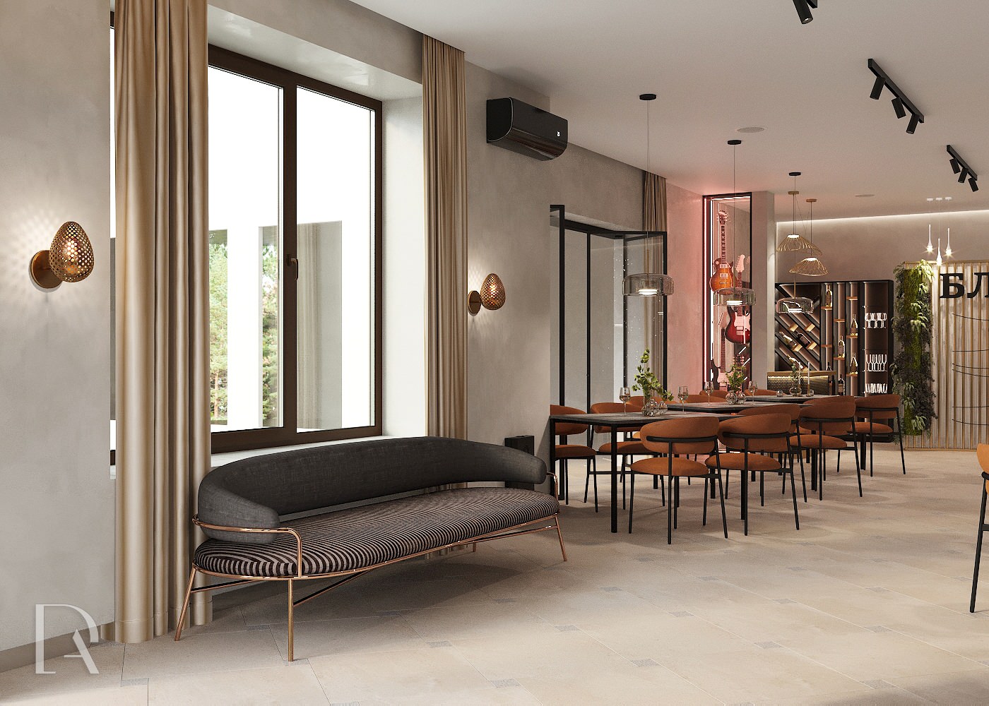 Основной зал 87,8 м2