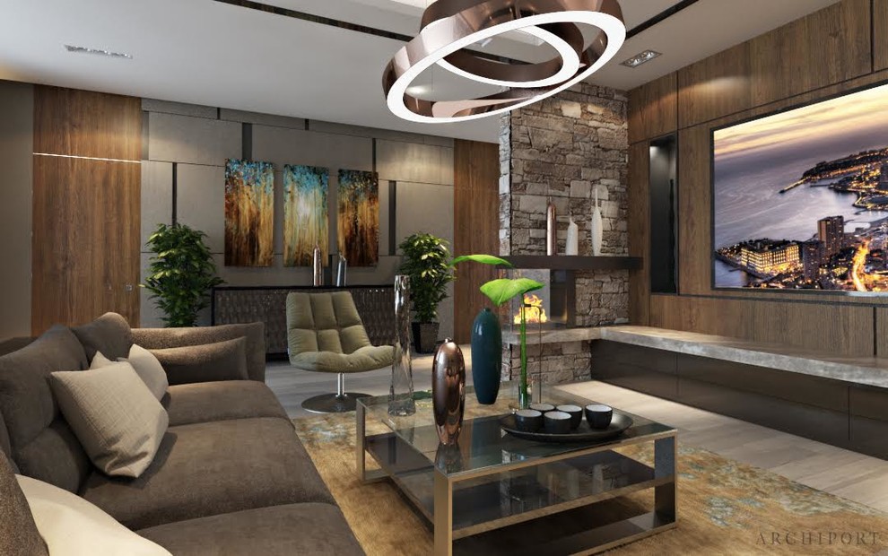 Обложка проекта: Таунхаус в стиле современного шале