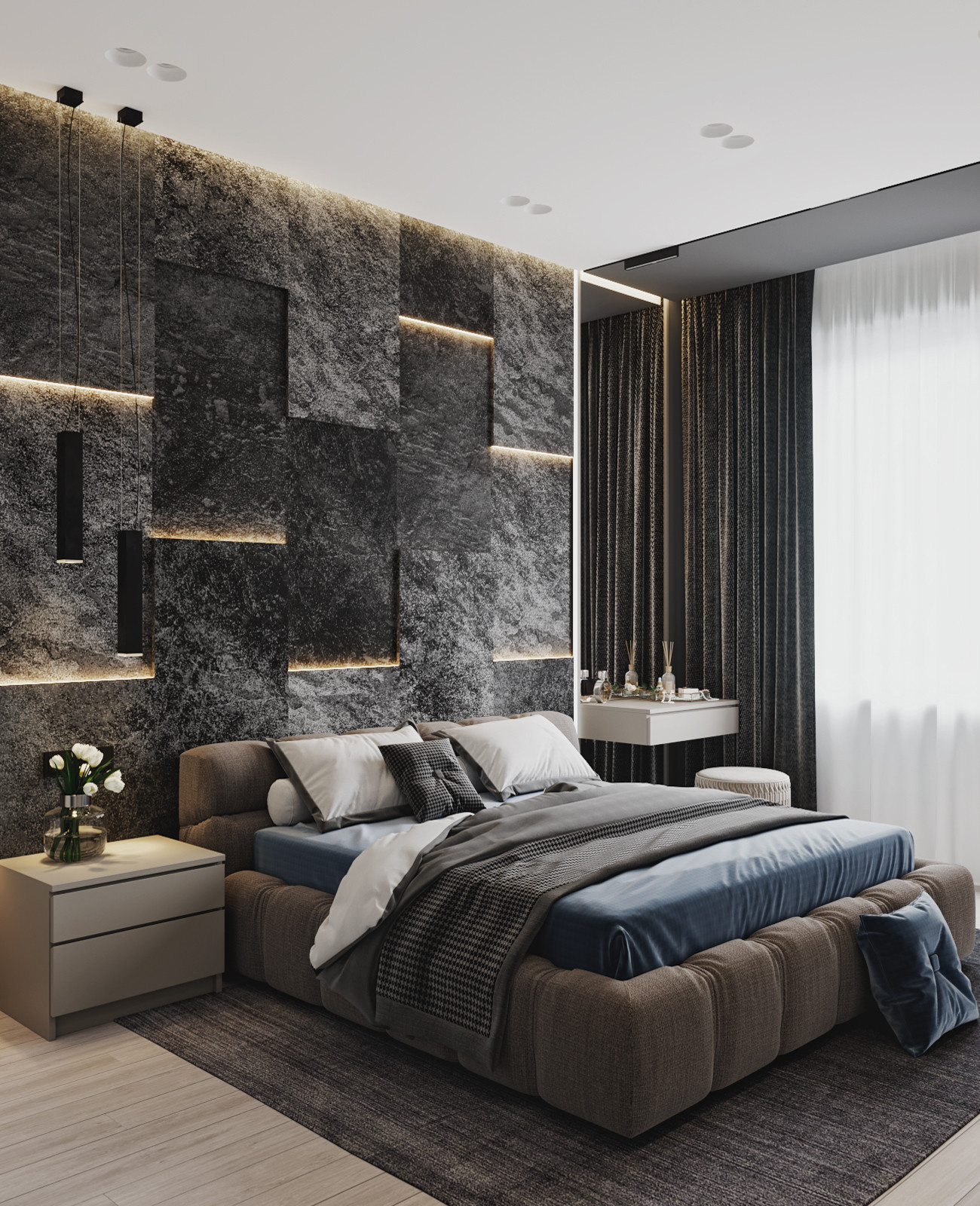 GRAY. Квартира в ЖК Дом на набережной, 64 кв.м