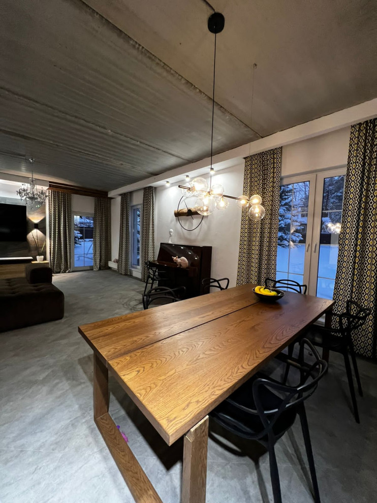 Преображение пространства кухни-гостиной в стиле Лофт