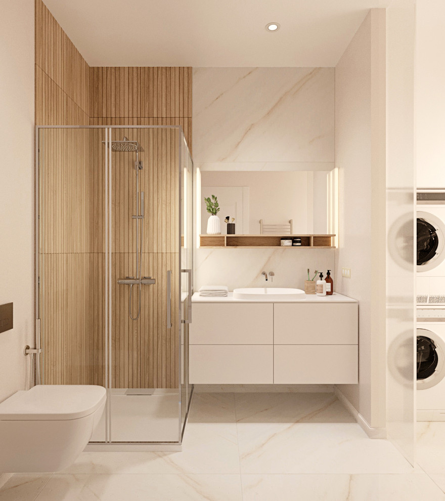 Санузел при спальне, постирочная