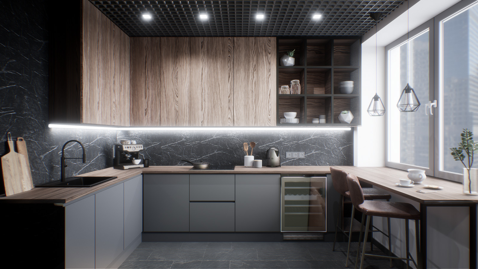 Трехкомнатная квартира в центре Москвы