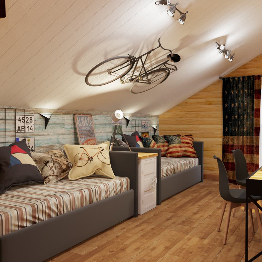 Коттедж - 2 этажа