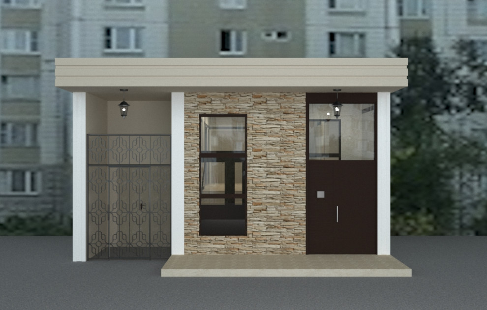 Визуализации подъезда в Печатниках