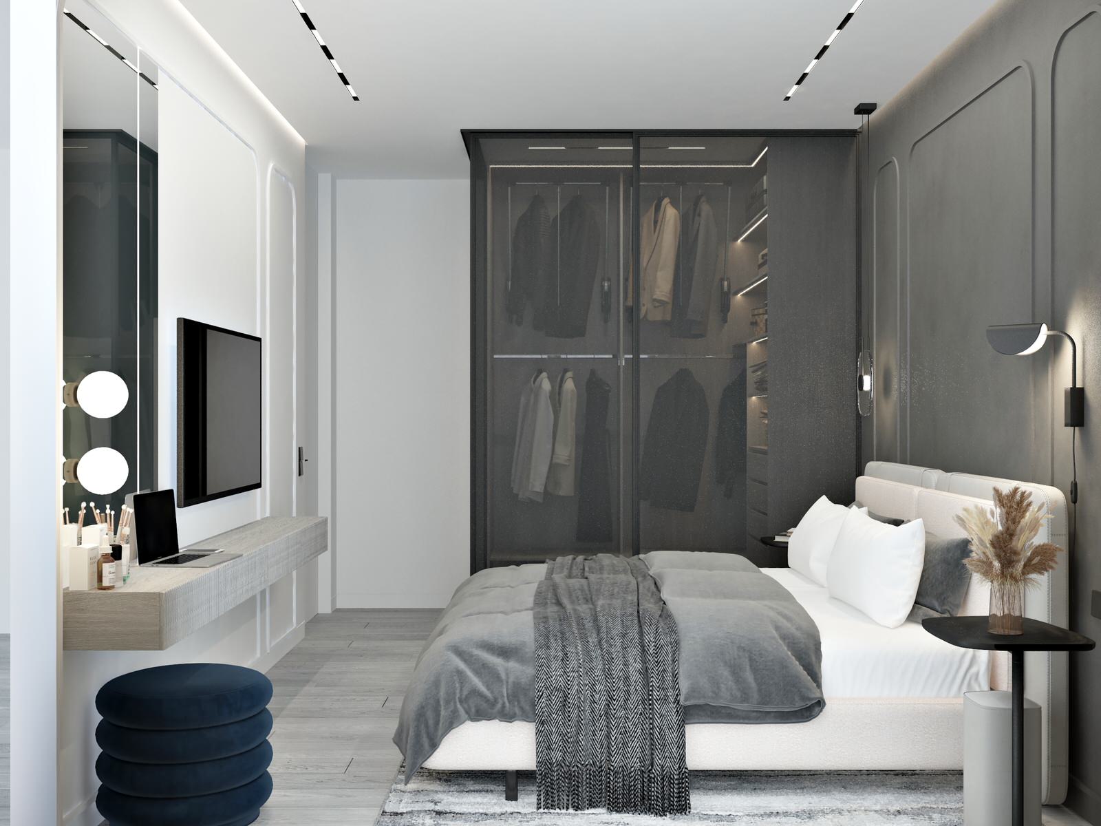 2-х комнатная квартира в современном стиле для молодой семьи