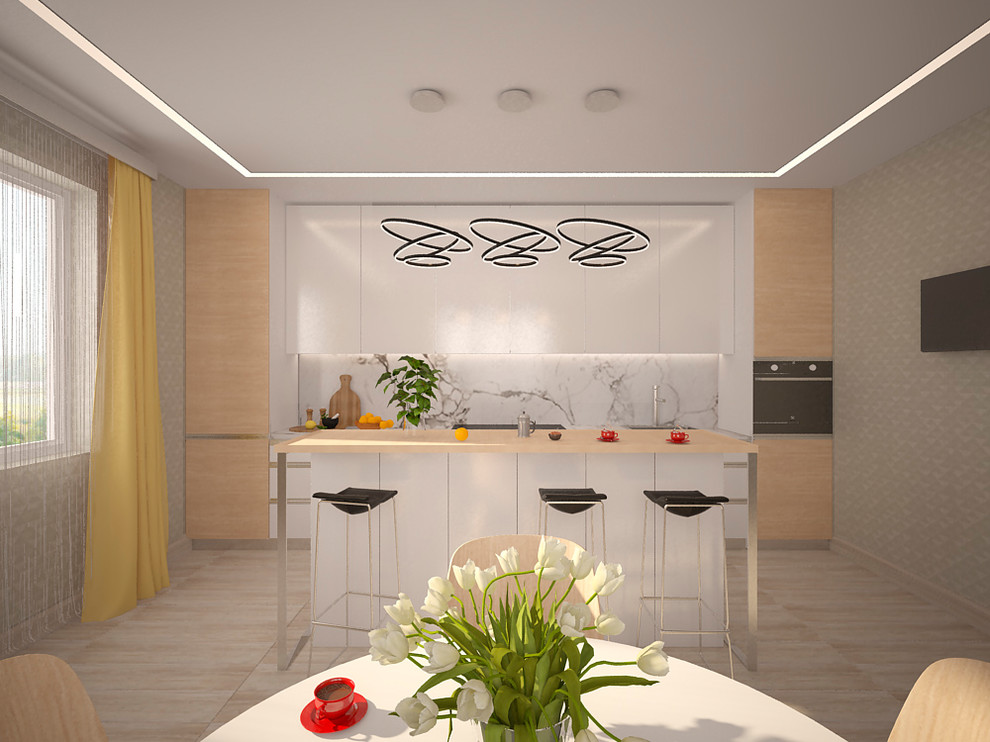 Деревянный дом в стиле минимализм